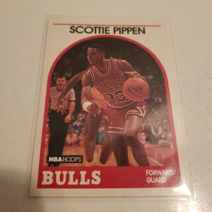 Scottie Pippen 1989-1990 NBA Hoops #244 - Chicago Bulls - HOF - Fresh Pull
